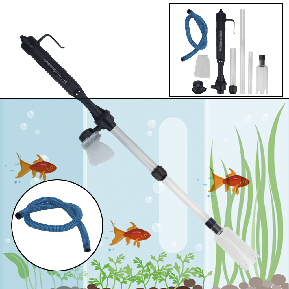 Planted Aquarium Cleaning - Elektrische Waterwisselpomp Grind Cleaner Tool Aquarium
