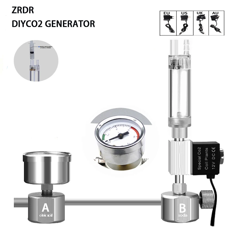 Aquarium Liquid Carbon - Aquarium DIY CO2 Reactor Generator Systeem