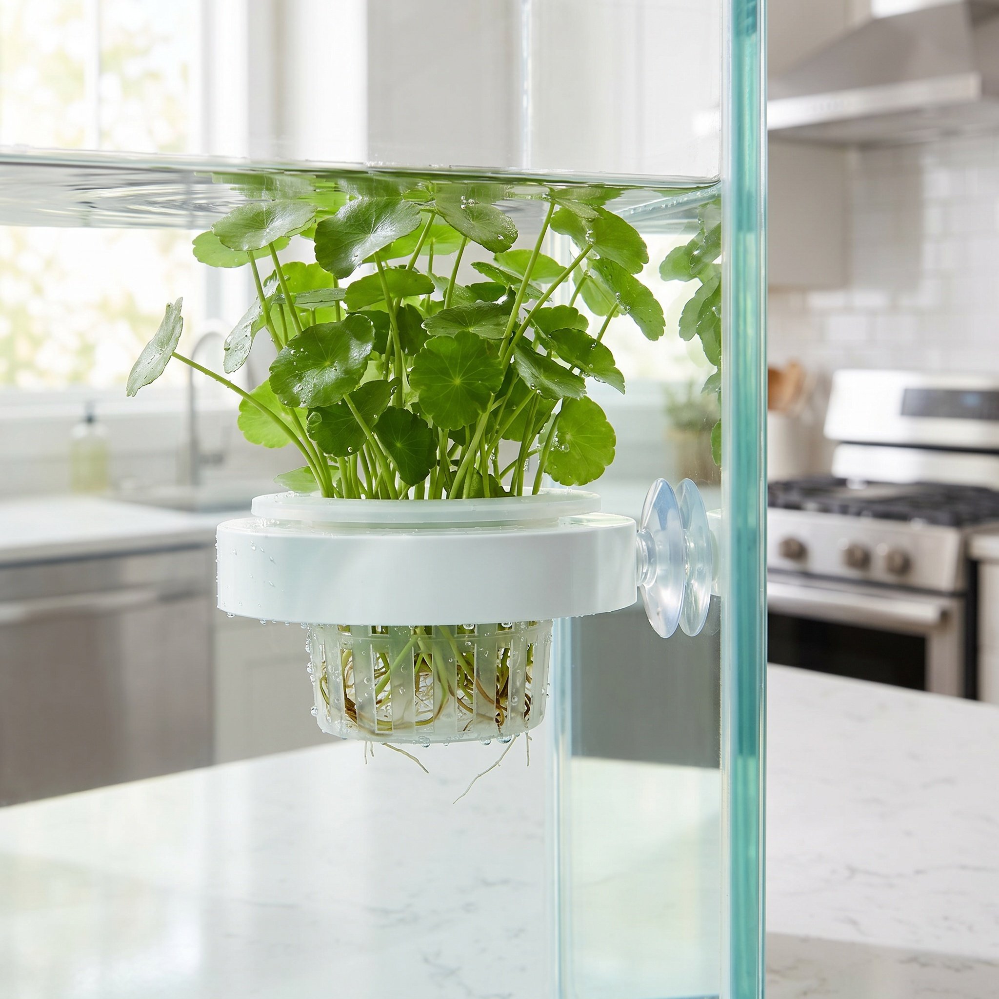 Planted Tank - 4 stuks drijvende plantenmand voor aquaria,