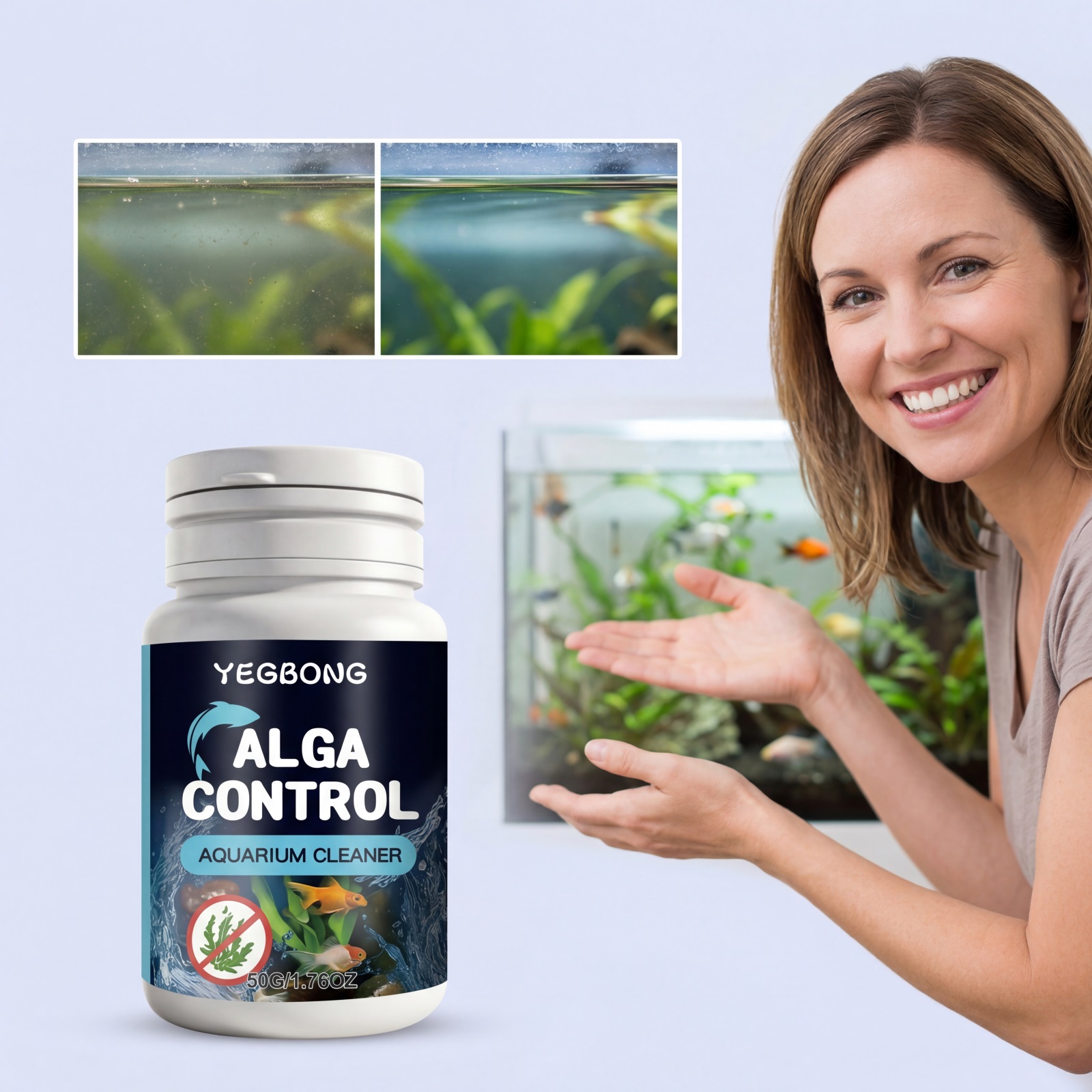 50g Aquariumreiniger Poeder Vi - Planted Aquarium Algae Control recensie en prijs
