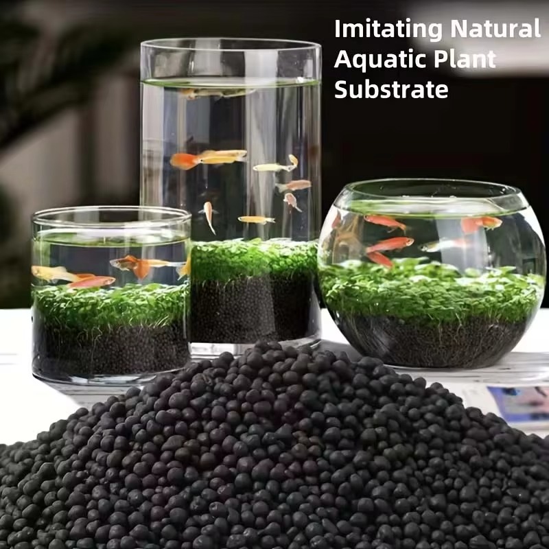 Zwarte aquariumbodem voor wate - Aquarium Plant Substrate recensie en prijs